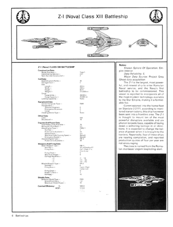 FASA Romulan Ship Recognition Manual