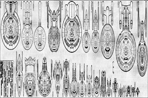 Federation Starship Fleet Chart