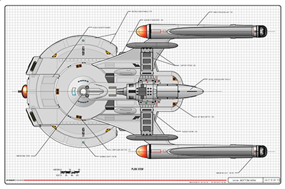 U.S.S. Aldrin NCC-1221, MK-XIII Heavy Cruiser - Walker Class