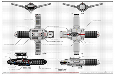 U.S.S. Aldrin NCC-1221, MK-XIII Heavy Cruiser - Walker Class