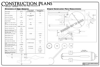 U.S.S. Enterprise Construction Plans