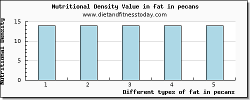 fat in pecans total fat per 100g