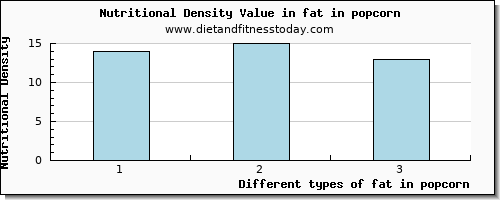 fat in popcorn total fat per 100g