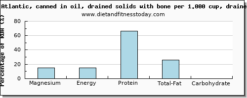 magnesium and nutritional content in sardines