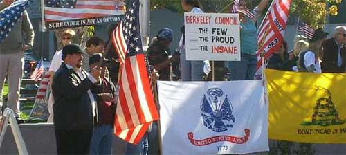 Move America Forward Berkeley Protest