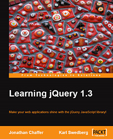 Learning jQuery 1.3 Cover