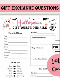 Free  Gift Basket Order Form Template Word Example