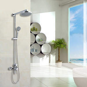 Fashion Brass Casting Shower Faucet With Top And Hand Shower