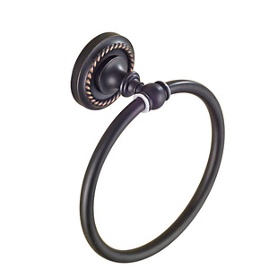 Antique Black Oil Rubbed Bronze Bathroom Towel Rings