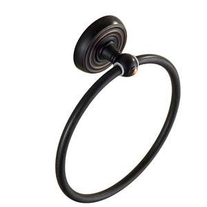 Classical Black Oil Rubbed Bronze Bathroom Towel Rings