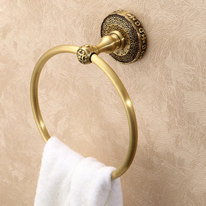 Quality Antique Bronze Designer Bathroom Towel Rings