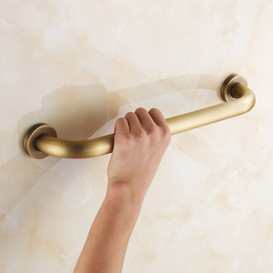 Designer Antique Brass Safety Bathroom Shower Grab Bar