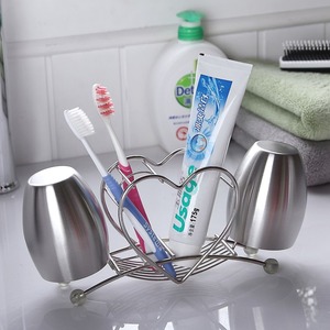 Stainless Steel Electric Toothbrush Holder For Couples