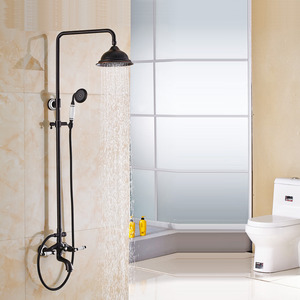 Quality Brass Ceramic Oil Rubbed Bronze Shower Faucets System