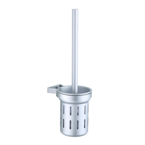 Upgrade Aluminum Brushed Nickel Toilet Brush Holder