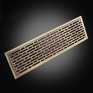 Antique Bronze Square Long Shower Drains