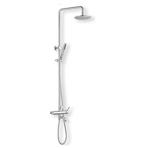 Simple Stainless Steel Nickel Brushed Bath Shower Fixtures