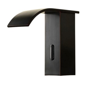 Basin Waterfall Faucet Antique Black Oil Rubbed Bronze