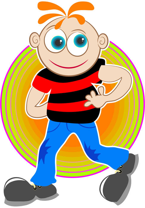 <p>Cartoon groovy dude.</p>
