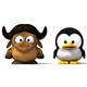 &nbsp;[3D baby GNU and baby Tux]&nbsp;