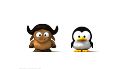 &nbsp;[Baby Gnu and Baby Tux wallpaper]&nbsp;