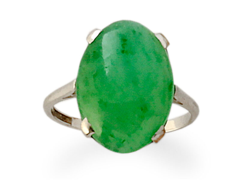 Jade Single Stone Ring