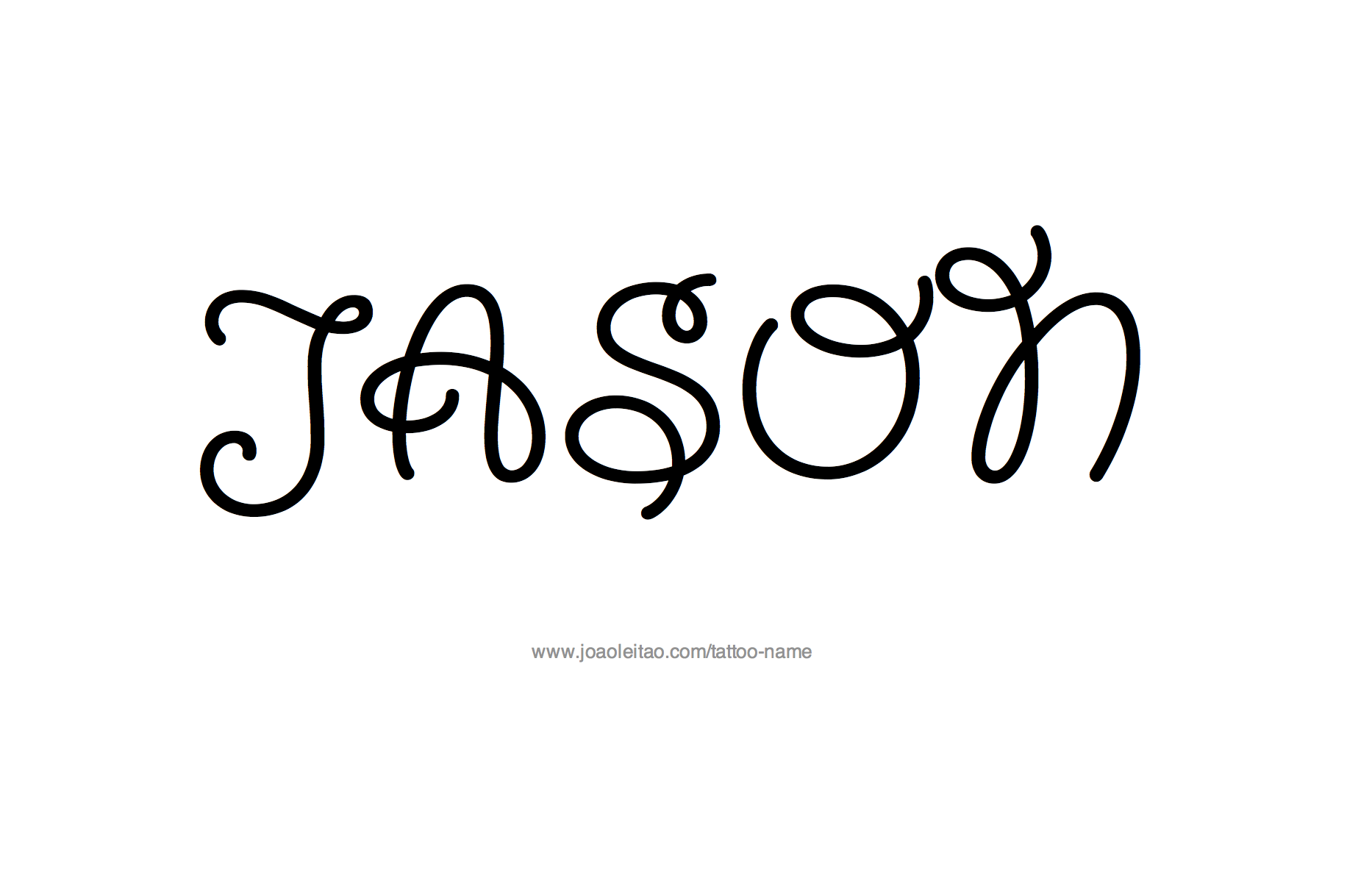 Tattoo Design Name Jason