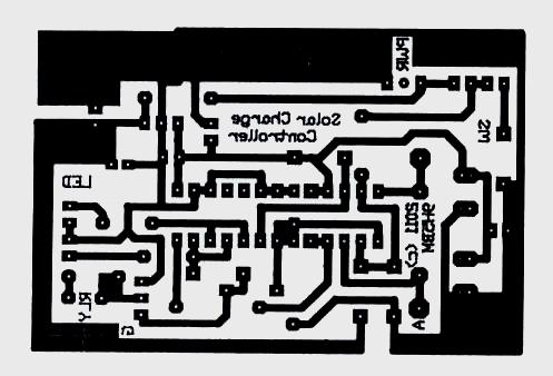 PC board layout for the charge controller