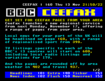 Regional Ceefax 1