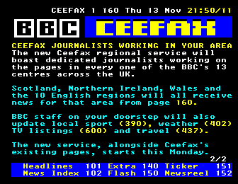 Regional Ceefax 2