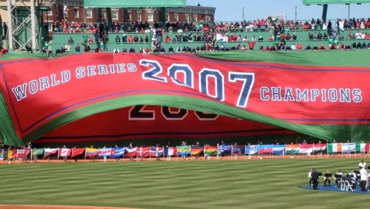 An updated version of this wonderful picture will be posted following my family's attendance at the 2014 Opening Day at Fenway in April.