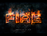 Photoshop Fire Text Styles