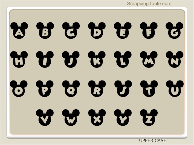 Free Mickey Mouse Ears Font