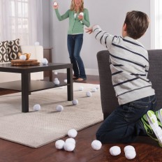 indoor snowball fight