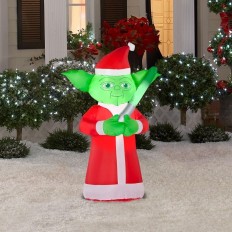 yoda lawn decoration