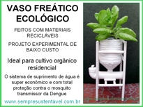 VASOS FREÁTICOS ECOLÓGICOS - IDEAL PARA O CULTIVO ORGÂNICO RESIDENCIAL