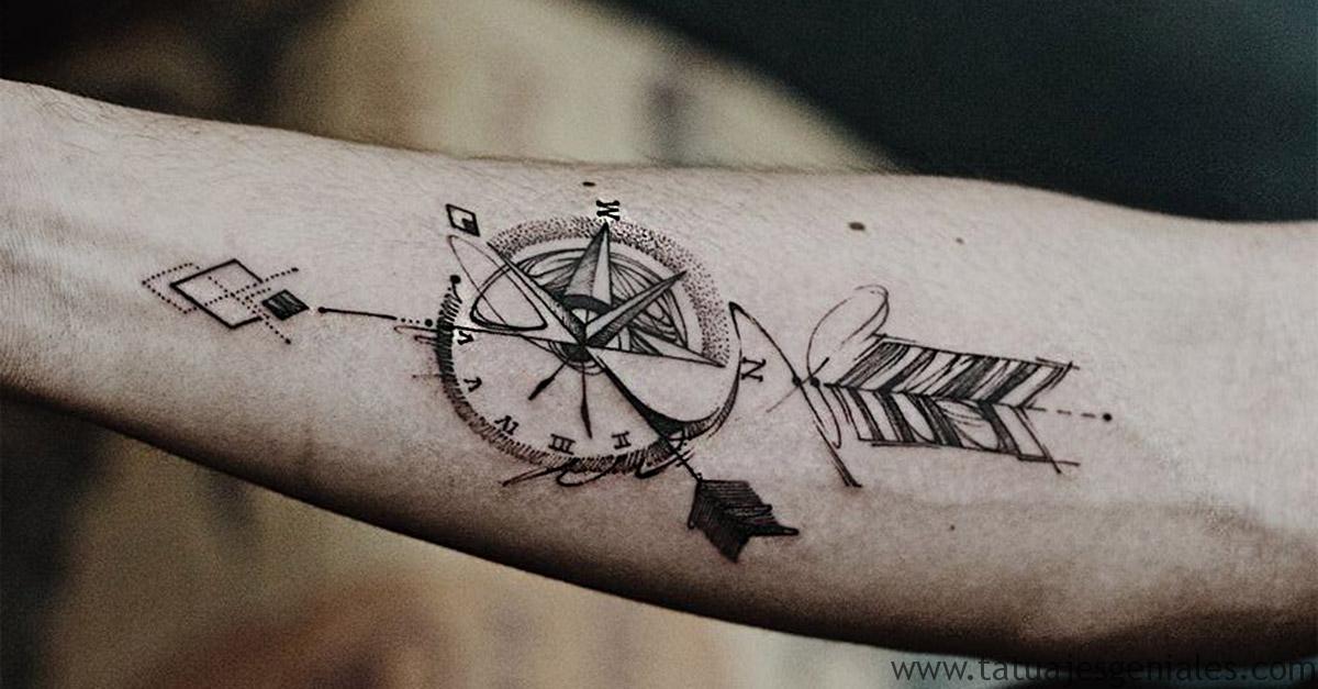 portada tatuajes brujulas - tatuajes hipster