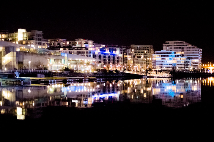 View across False Creek from Science World