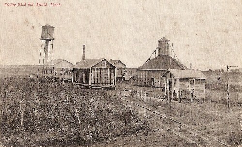 Enloe TX, Round Bale Gin Early 1900s