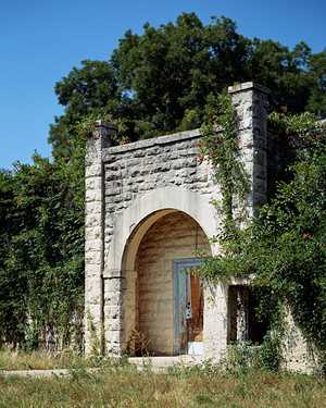 Rufus F. Hardin School entrance,  Brownwood, Texas