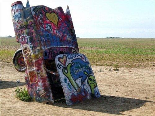 Cadillac, Cadillac Ranch Amarillo Texas