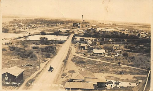 San Benito TX Birds Eye View 1909