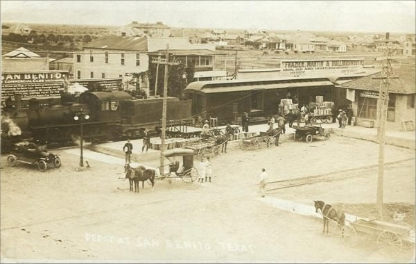 San Benito TX - Depot 1917