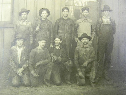 Smithville TX Railroad Yard Workers 