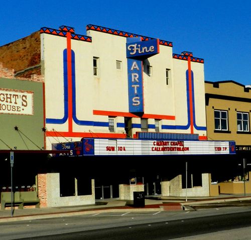 Denton TX - Fine Arts Theater Neon