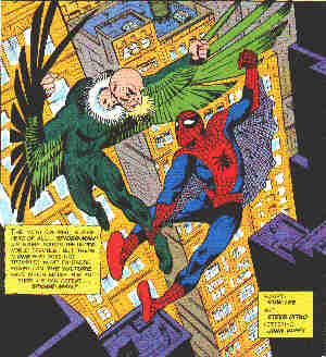 Spider-Man vs. The Vulture. Artist: Steve Ditko.