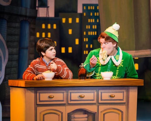 Noah Marlowe and Will Blum in Elf at the Kennedy Center