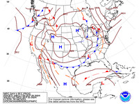 Final Day 5 Fronts and Pressures for the CONUS