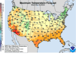 Day 5 Maximum Temperatures