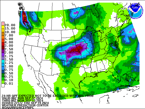 24-Hour 95th
                     Percentile QPF valid 00Z September 23, 2024